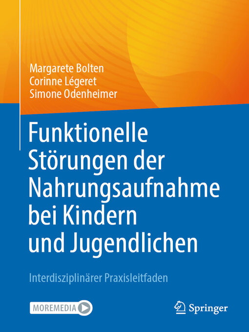 Title details for Funktionelle Störungen der Nahrungsaufnahme bei Kindern und Jugendlichen by Margarete Bolten - Available